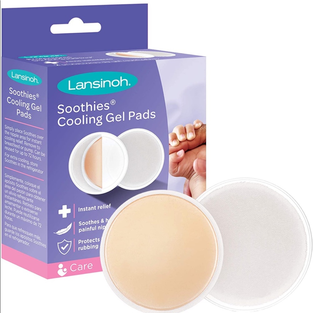 Bundle, 3 packs | Lansinoh Soothies Cooling Gel Pads, 6 pads